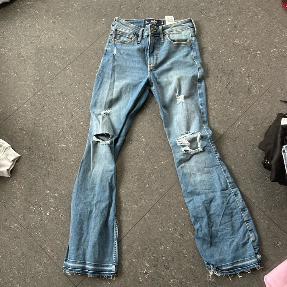 Hollister wide leg jean